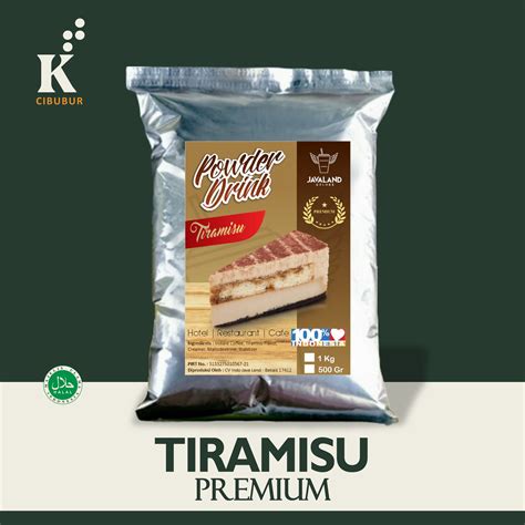 Premium Tiramisu Bp Bubuk Minuman Bubble Powder Drink Kg Javalan