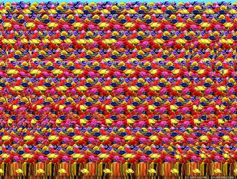 Random Dot Stereogram Magic Eye Pictures Hidden Images Eye Illusions