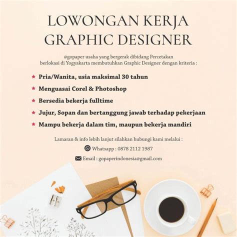 Lowongan Kerja Graphic Designer Di Gopaper LokerJogja ID