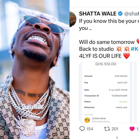 Kwesi Babrick On Twitter Shatta Wale D Richest Musician In Ghana