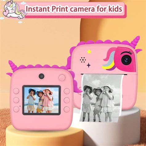 Cámara instantánea para niños cámara para niños con papel fotográfico