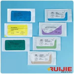 Disposable Sterile Medical Surgical Suture Plain Catgut Silk Nylon