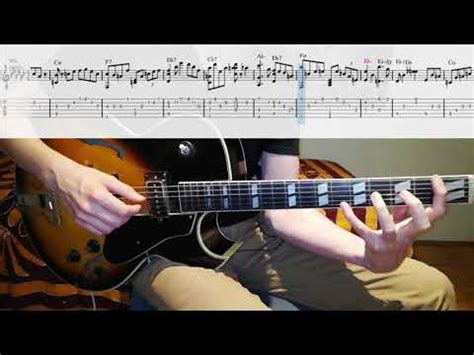 Round Midnight Solo Jazz Guitar Thelonius Monk Tab YouTube