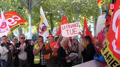 Les retraités dans la rue à Foix contre la hausse de la CSG Vidéo