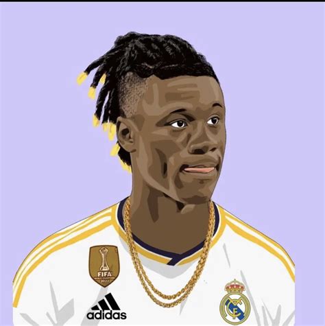 Camavinga Drawing In Drawings Anime Real Madrid