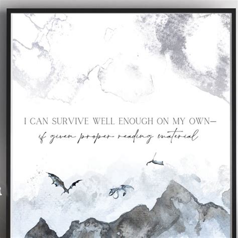 Sarah J Maas Throne Of Glass Quote I Can Survive Well Etsy