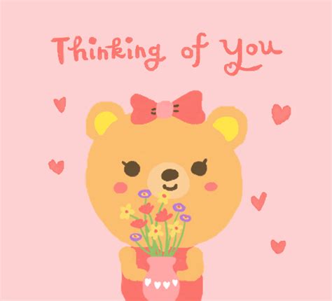 Teddy Bear Thinking Of You Free Thinking Of You Ecards Greeting Cards