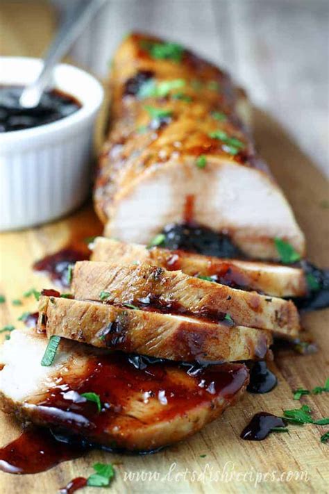 Slow Cooker Cherry Balsamic Pork Tenderloin Lets Dish Recipes