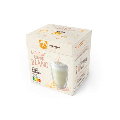 Capsule Dolce Gusto Chocolat Blanc Columbus X12 Sur Franprix Fr