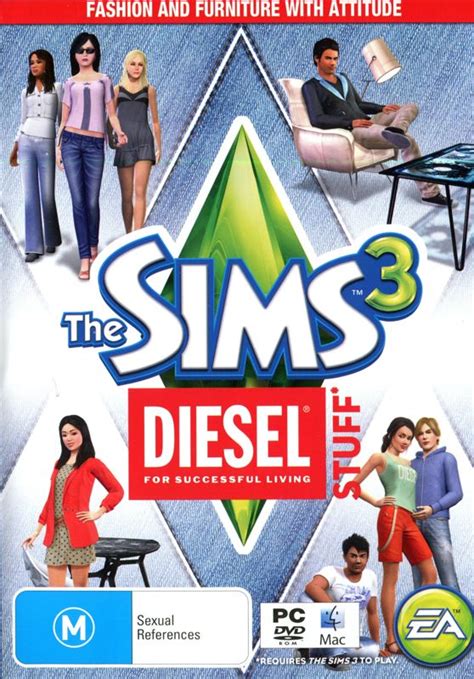 The Sims 3 Diesel Stuff Box Covers Mobygames