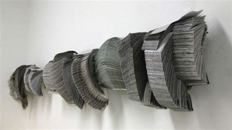 Newspaper Sculptures Martin Grasser