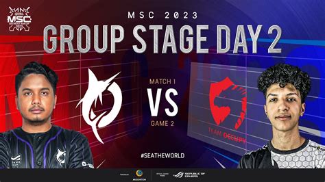 En Msc Group Stage Day Todak Vs Team Occupy Game Youtube