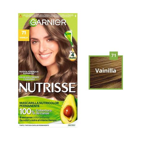 Tinte Para Cabello Garnier Nutrisse 71 Vainilla Walmart