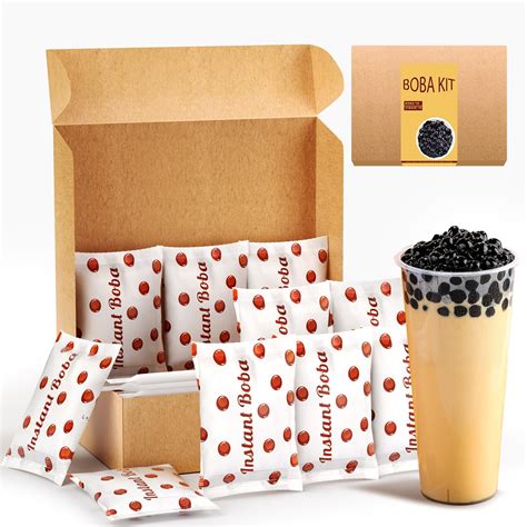 Tapioca Pearl Instant Boba Pearlsauthentic Premium Brown Sugar Boba Pearls For