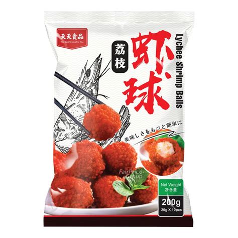 Tian Tian Xi Pin Shrimp Balls Lychee Ntuc Fairprice