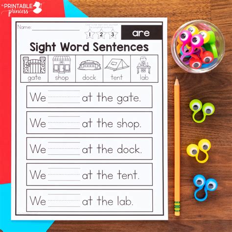 Fill In The Blank Sight Word Sentence Worksheets By Nvw