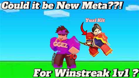 Is Yuzi Kit Still Decent Rushing Kit Winstreak 1v1 Roblox Bedwars