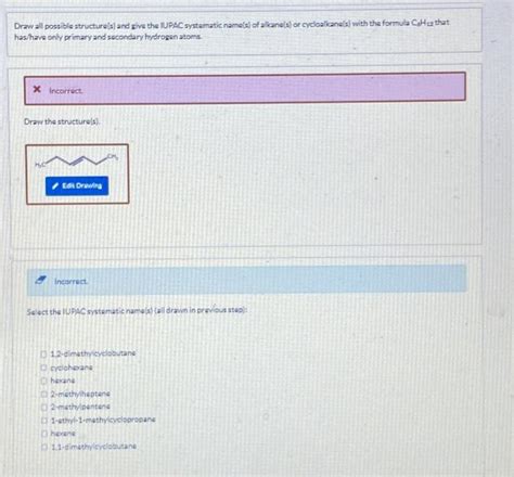 Solved Draw All Possible Structure S And Give The Iupac Chegg