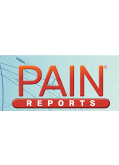 疼痛报告杂志 Pain Reports 首页