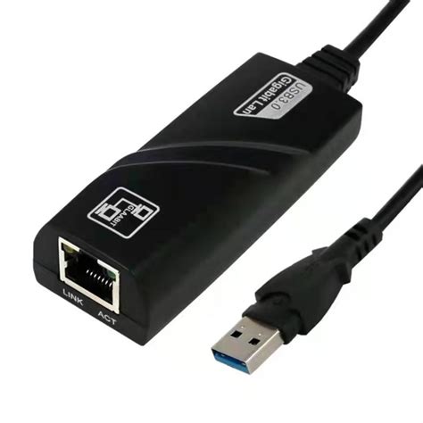 Adaptador Usb 3 0 Para Rj 45 Placa De Rede Externa Gigabit Suporta 10