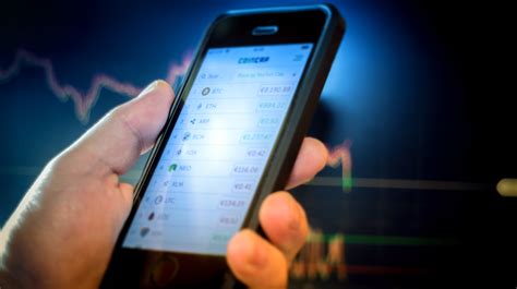 Using Trading App On Mobile Device Bitcoin Chain Stock Savings