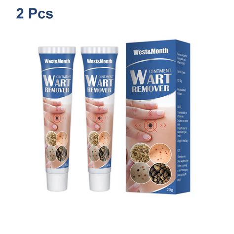 2 Pcs Wart Cream Gram Wart Cream Skin Care Flat Wart Ointment Wart ...