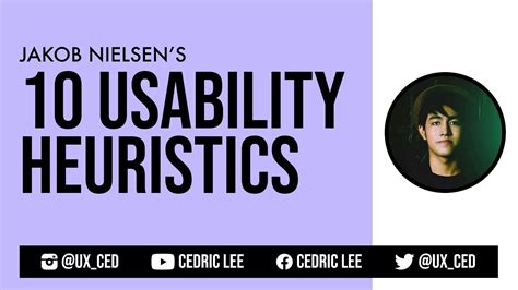 10 Usability Heuristics By Jakob Nielsen YouTube