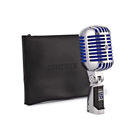 Shure Super 55 Deluxe Vocal Microphone With Stand And 6m Cable At