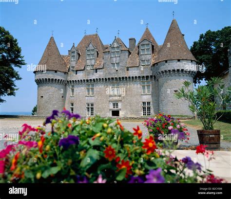 Chateau France, The Dordogne Stock Photo - Alamy