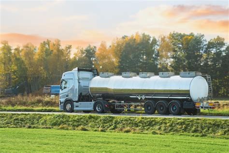 Premium Photo Semi Truck With Propane Tank Moving On Asphalt Road Adr