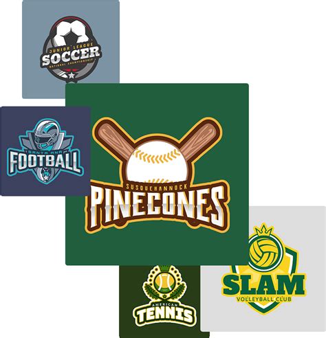 Sports Logo Templates For Different Sports Teams Clipart Full Size