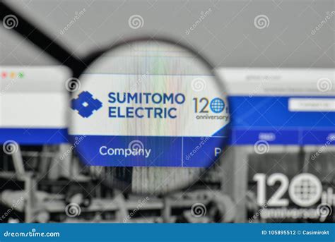 Milan, Italy - November 1, 2017: Sumitomo Electric Industries Lo ...