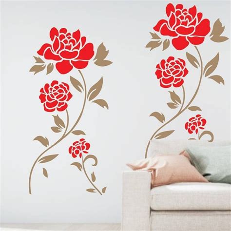 Rose Wall Stencils