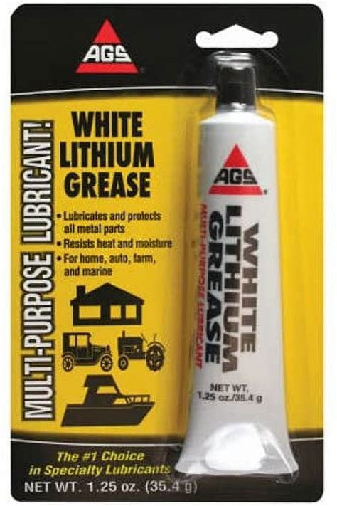 AGS Lith Ease White Lithium Grease 1 25 Oz Walmart