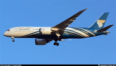 A4O SZ Oman Air Boeing 787 8 Dreamliner Photo By HuangChengJen ID