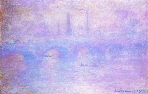 Waterloo Bridge, Fog, 1903 - Claude Monet - WikiArt.org