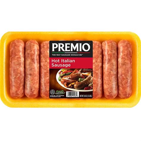 Premio Hot Italian Sausage Links 14 Ct Sam S Club