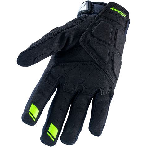 Gants Cross SF TECH KENNY Noir Jaune Fluo MOTO AXXE FR Gants Cross