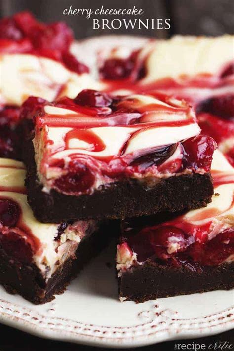 Cherry Cheesecake Brownies | The Recipe Critic