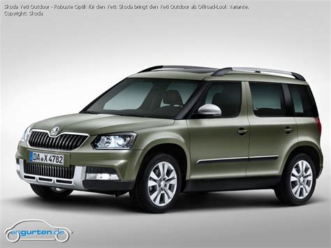 Skoda Yeti Outdoor Abmessungen And Technische Daten Länge Breite Höhe Gepäckraumvolumen