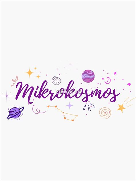 Bts Mikrokosmos Sticker For Sale By Ohleeve Redbubble