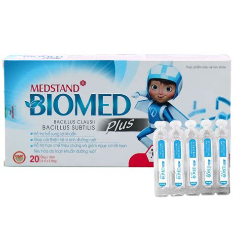 Biomed Plus Medstand Hỗ Trợ Bổ Sung Lợi Khuẩn Hệ Vi Sinh đường Ruột