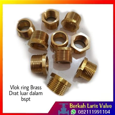 Jual Vlok Ring Vlok Sock Drat Luar Dalam Kuningan Bspt 1 2 1 4