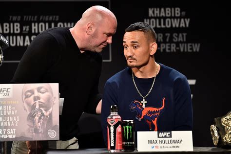 Morning Report Dana White Calls Max Holloway Probably The Greatest