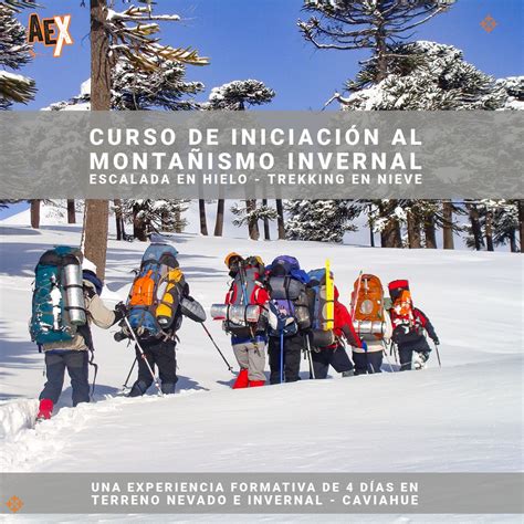 Curso de Iniciación al montañismo invernal y escalada en hielo El Bolsón