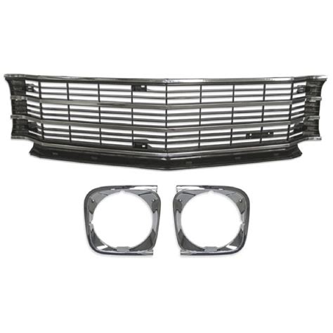 1972 Chevrolet Grille Kit With Headlamp Bezels Malibu