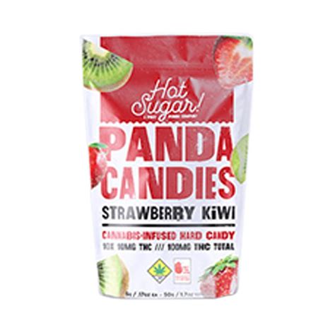 Strawberry Kiwi 10pk 100mg Hot Sugar Panda Candies Jane