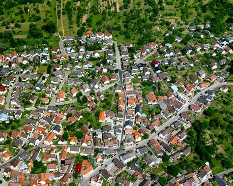 Luftaufnahme Völkersbach Wohngebiet Mischbebauung der Mehr und