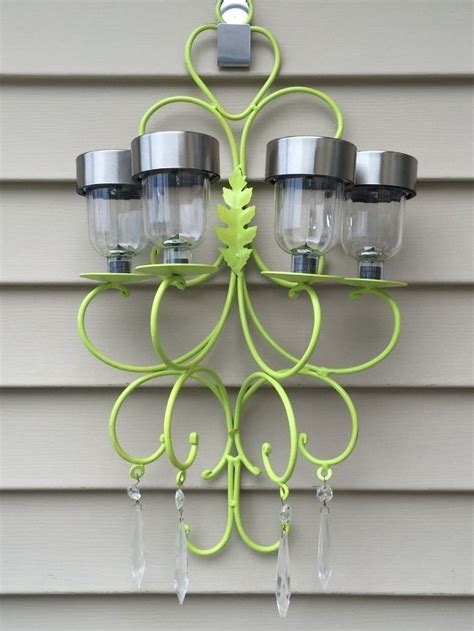 DIY Solar Chandelier Solar Chandelier Outdoor Chandelier Chandelier