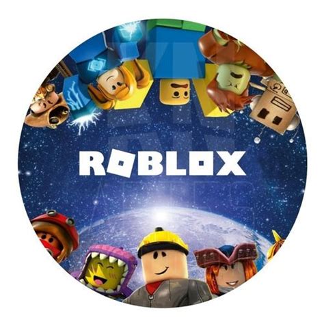 Painel Redondo Sublimado Em Tecido X Roblox R Painel